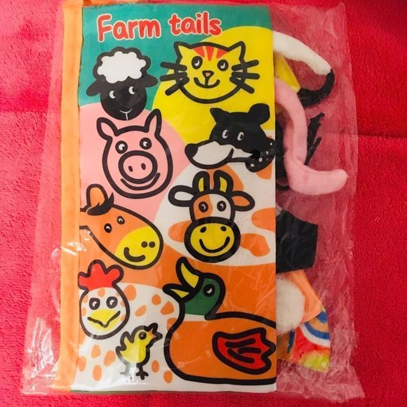 Soft Cloth Book Farm Tails - Picture 7 of 7